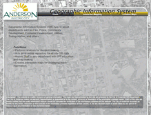 Tablet Screenshot of gis.cityofandersonsc.com